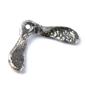 "Осень", подвеска, ант. серебро, 1 шт. (#С4609)