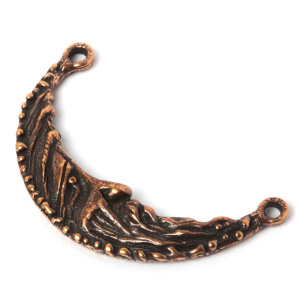 "Месяц", подвеска, ант. бронза, 1 шт. (#4903)