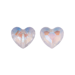 Crystalbird 5741 Бусина Сердце 12 мм, Crystal Shimmer (#001SI), 1 шт.