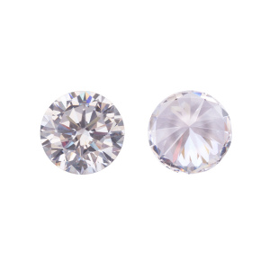 Фианит Crystalbird 9 мм, круглый, Crystal, 1 шт. (#CBFN-03)