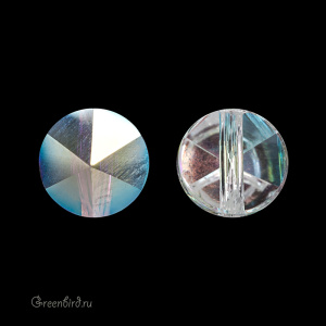 Swarovski 5062 Бусина Шип круглый 5,5 мм, прозрачный радужный (#001AB), 1 шт.