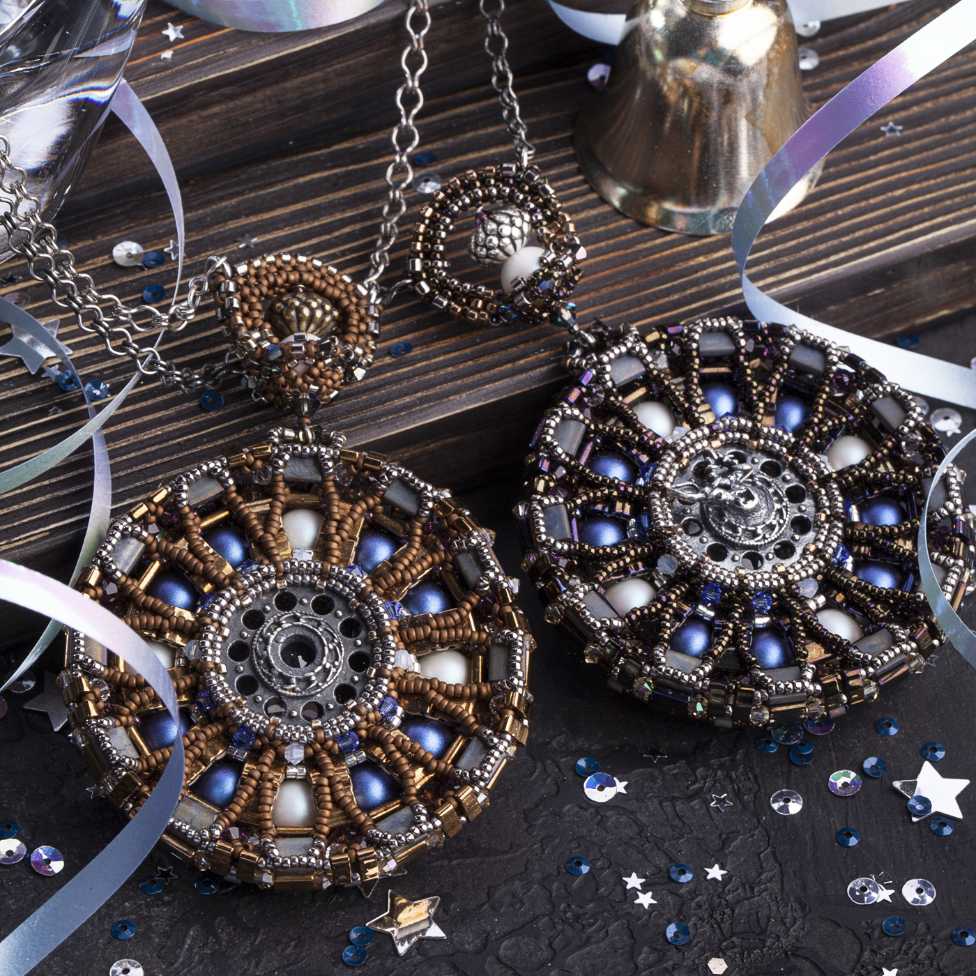 PDF инструкция от Елены Шерстобитовой: кулон 