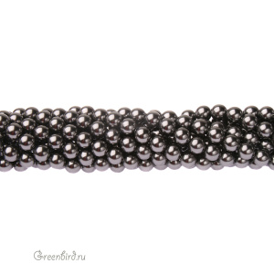 Swarovski 5810 Жемчуг 5 мм, темно-серый (#617), уп. 20 шт.