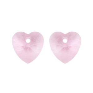 Crystalbird 6228C Ð¿Ð¾Ð´Ð²ÐµÑÐºÐ° Heart 10 Ð¼Ð¼ â Light Rose (#223), 1 ÑÑ. (#CBPN-0046)