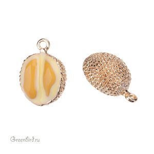 Подвеска "Дуриан", золото, 1 шт. (#SVA-BASE-002G)