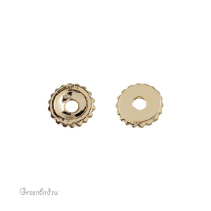 Бусина-разделитель, золото, 1 шт. (9K450), Корея