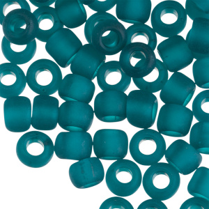 Бисер TOHO Round 3/0 прозрачный, матовый, Teal (#7BDF), 10 г