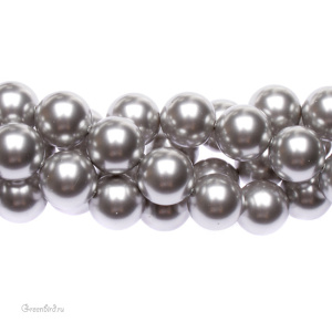 Swarovski 5810 Жемчуг 12 мм, светло-серый (#616), 1 шт.