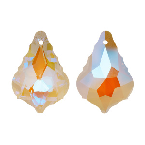 Crystalbird 6090 подвеска Барокко 30 мм, райское сияние (#001PS), 1 шт.