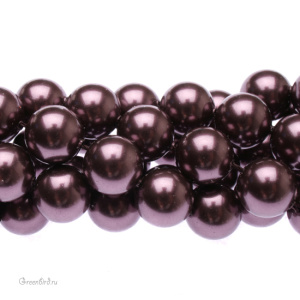 Swarovski 5810 Жемчуг 8 мм, бургунди (#301), уп. 20 шт.