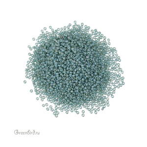 Бисер MIYUKI Круглый 15/0 Frost Glaze непрозрачный радужный (#4702)