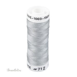 Шелковая нить AVAS Soie 1003, пепельный, 150 м (#712)