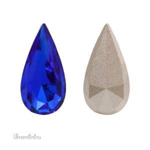 Swarovski 4322 Капля 18х9 мм, величественный синий (#296), 1 шт.