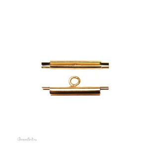 MIYUKI, концевик для полотна, золото, 1 шт. (#RVT15GP)