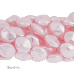 Swarovski 5842 Жемчуг барочный плоский 10 мм, розалин (#294), 1 шт.