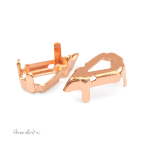 NEW 4731 Оправа для Kite Fancy Stone 10х5 мм, томпак