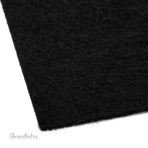 Фетр EFCO 3 мм для декорирования, 10 х 10 см, черный