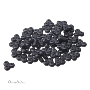 Trinity 6x6mm, Matte Metallic Black, 5 гр (#29400)