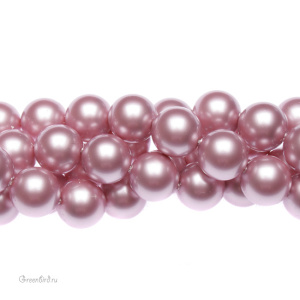 Swarovski 5810 Жемчуг 10 мм, пудрово-розовый (#352), уп. 10 шт.