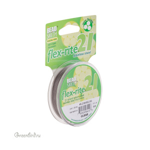 Тросик flex-rite 21 – 0,45 мм, прозрачный, 100 фт #FL21X(018CL)100