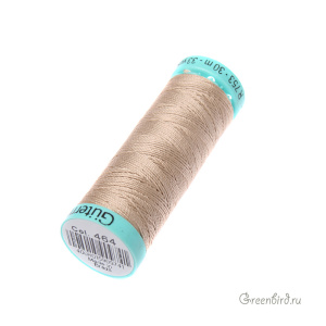Шелковая нить Gutermann R753, 30м, песочый (#464)