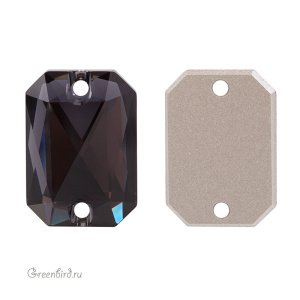 Swarovski пришивные 3252 Октагон 20х14 мм, графит (#253), 1 шт.