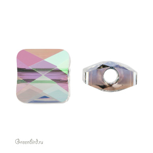 Swarovski 5053 Бусина Мини Квадрат 6 мм, райское сияние (#001PARSH), 1 шт.