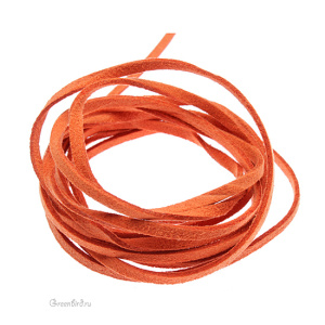 Шнур Ultrasuede 3 мм Dark orange (DOR)