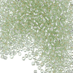 Бисер TOHO Круглый 11/0 RE:Glass Permanent Finish, внутреннее серебрение (#REPF5024)