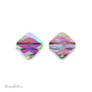 Swarovski 5054 Бусина Мини Ромб 6 мм, райское сияние (#001PARSH), 1 шт.