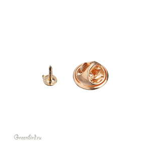 Основа для значка-пина 4,5 мм, золото, 1 шт. (#PIN_5)