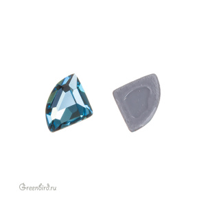 Swarovski 2715 Термостразы Коннектор 4 мм, аквамарин (#202), 1 шт.