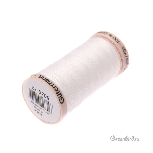 Нить для ручного квилтинга Gutermann, белый (#5709)