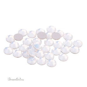 Swarovski 2088 Клеевые стразы круглые SS20, белый опал (#234), уп. 36 шт.