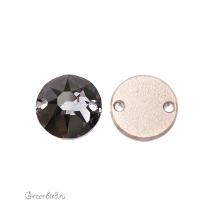 Swarovski пришивные 3288 Шатон 10 мм, графит (#253), 1 шт.