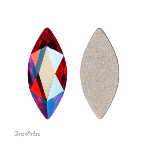 Swarovski 2201 Клеевые стразы Маркиз 14х6 мм, светлый сапфир с мерцанием (#211SHIM), 1 шт.