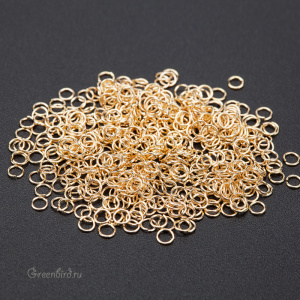 Соединительные кольца 3 мм, золото (#SVA-Rings-003G)