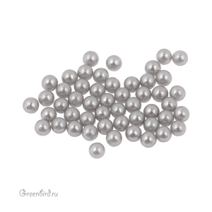 Swarovski 5809 Жемчуг без отверстий 1.5 мм, светло-серый (#616), уп. 50 шт.