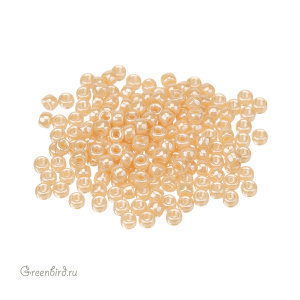 Бисер чешский Matubo цилиндрический 8/0, Luster/Opaque Ivory (#L13020), 5 г