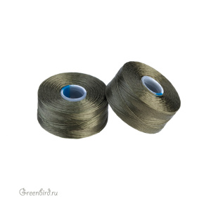 Нитки Superlon Bead Cord, оливковый (#SLAA-OL)
