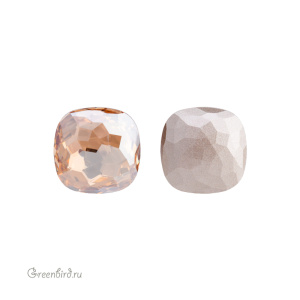 Swarovski 4483 Тонкий Кушон 10 мм, золотистая дымка (#001GSHA), 1 шт.