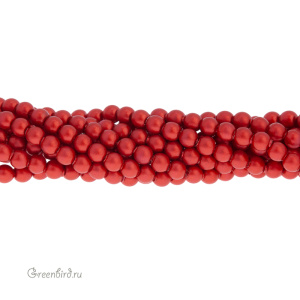 Swarovski 5810 Жемчуг 2 мм, красный бархат (#2027), уп. 50 шт.