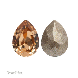 Swarovski 4320 Капля 8х6 мм, светлый колорадский топаз (#246), 1 шт.