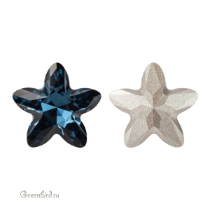 Swarovski 4754 Старблум 13x13,5 мм, монтана (#207), 1 шт.