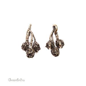 "Реликтовый лес", подвеска, ант. латунь, 1 шт. (#Л2609)