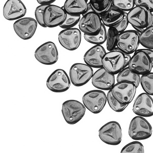 Rose Petals 8x7mm, Light Violet Vacuum Hematite, 10 гр (#20500-27200)