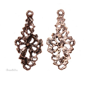 "Архаика", подвеска, ант. бронза, 1 шт. (#0225)