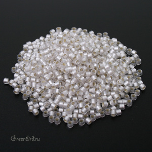 Бисер TOHO Takumi 11/0 внутреннее серебрение, матовый (#21F), 10 г
