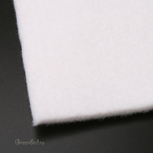 Мягкий фетр для вышивки Rayher 4 мм, больш. 30 x 45 см, белый