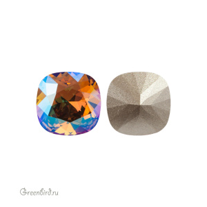 Swarovski 4470 Кушон 12 мм, светлый колорадский топаз с мерцанием (#246SHIM), 1 шт.